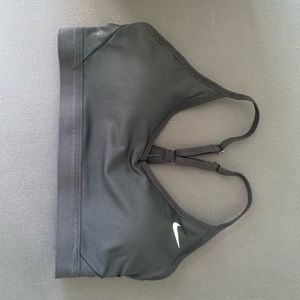 Black Nike sports bra